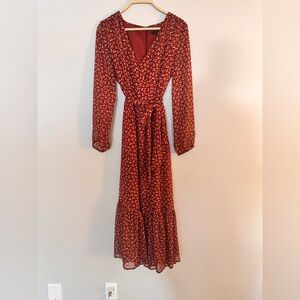 J. Crew Long Sleeve Floral Dress